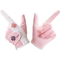 thumbnail image 1 of LINLIN Golf Gloves for Women Ladies Left Hand Right Pair Soft Leather Pink Glove Breathable Professional Golf Hand Wear Equipage, 1 of 8