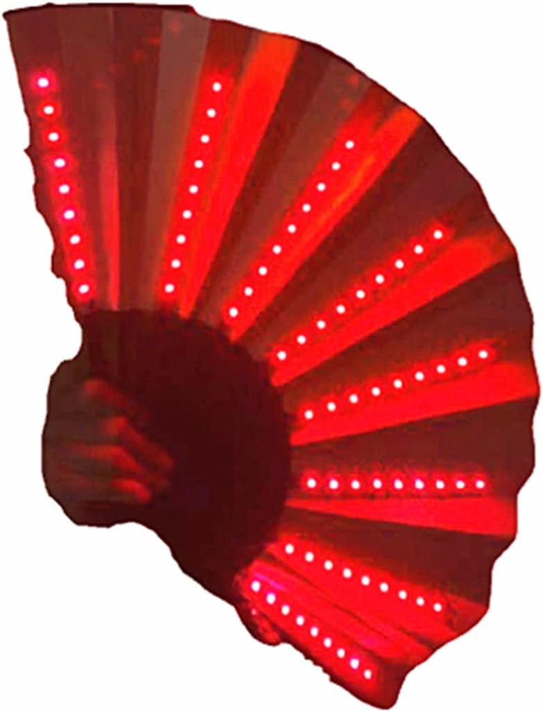 Fan Lin Lin LINLIN Hand Fans Folding Fan Glow Folding LED Fan Dancing Lights Fan ...