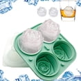 thumbnail image 1 of LINLIN Ice Cube Trays with Lid,3D Rose Shape Ice Cube Mold Ice Ball Maker, BPA Free Moulds,Easy-Release Silicone and Flexible Trays, Reusable Best for Freezer,Water,Whiskey,Cocktail, 1 of 7