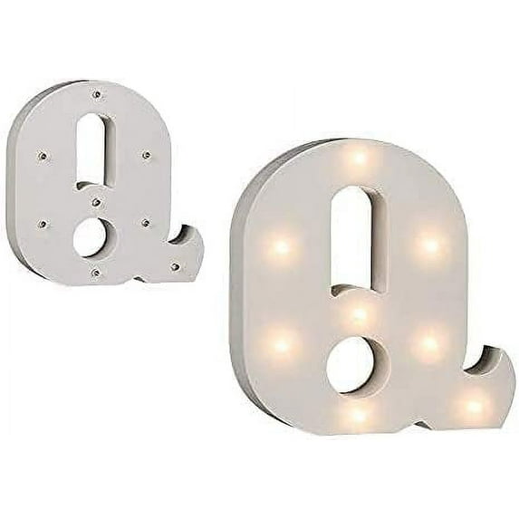 LINLIN LED Alphabet Lights, Decorative Letters Lights Wooden Alphabet with Battery Operated LED Lights for Home, Living Room, Birthday Wedding Party Decor