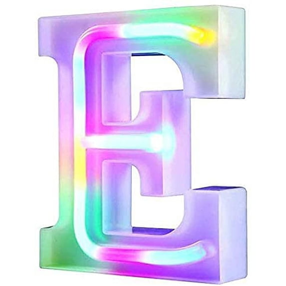 LINLIN LED Alphabet Lights, LED Neon Night Light Battery/USB Powered Wall Decorative Night Light for Home Wedding Christmas Birthday Party Shopwindow Bar