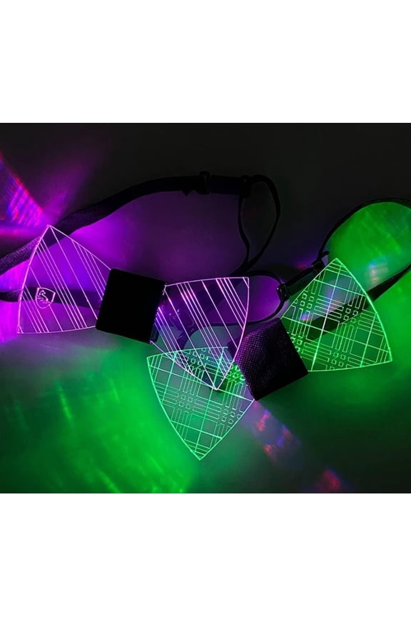 LED Bow Tie Light Up Bow Tie LED Bow Tie Adjustable Light Up Bow Tie, Novelty Bow Tie Party 7 Glow Colors LED Bowties