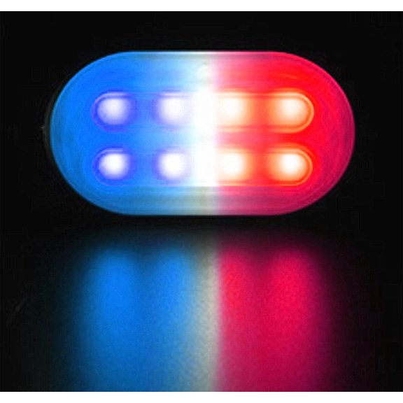 LINLIN LED Car Strobe Lights, Universal 4Pack 8LED Surface Mount Emergency Warning Hazard Flashing Strobe Light Bar for Truck, Off Road Vehicle, ATVs,Motorcycles