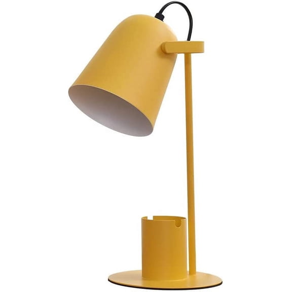 LINLIN LED Desk Lamp , Modern Macaron Bell Nightstand Lamp E27 Bulb Holder Rotatable Table Lamp for Office, Reading, Bedroom
