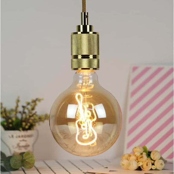 LINLIN LED Edison Bulb, LED Decorative Firework Light Bulb LED Filament Bulb Decorative Light Bulb Globe E27 110-130V 4W