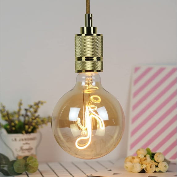 LINLIN LED Edison Bulb, LED Decorative Firework Light Bulb LED Filament Bulb Decorative Light Bulb Globe E27 110-130V 4W
