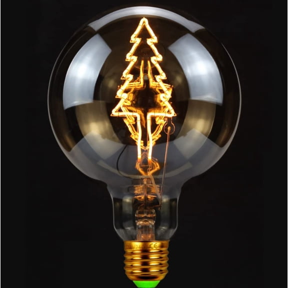 LINLIN LED Edison Bulb, LED Decorative Firework Light Bulb LED Filament Bulb Decorative Light Bulb Globe E27 110-130V 4W