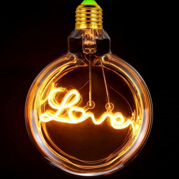 LINLIN LED Edison Bulb, LED Decorative Firework Light Bulb LED Filament Bulb Decorative Light Bulb Globe E27 AC85-265V 4W