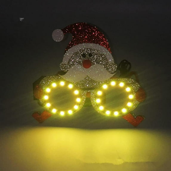 LINLIN LED Glasses, LED Party Glasses Luminous Glasses Cyberpunk Visor Glasses Light Up Rave Glasses with 7 Color for Halloween