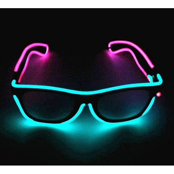 LINLIN LED Glasses, LED Party Glasses Luminous Glasses Visor Glasses Light Up Rave Glasses for Party
