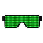 LINLIN LED Glasses, Light Up Glasses LED Party Glasses LED Glow Glasse, Nightclub Glow Flashing Sunglasses Eyewear, USB