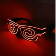 thumbnail image 1 of LINLIN LED Glasses, Light Up Rave Glasses LED Party Glasses Light Up Rave Glasses Battery LED Glasses for Halloween, 1 of 2