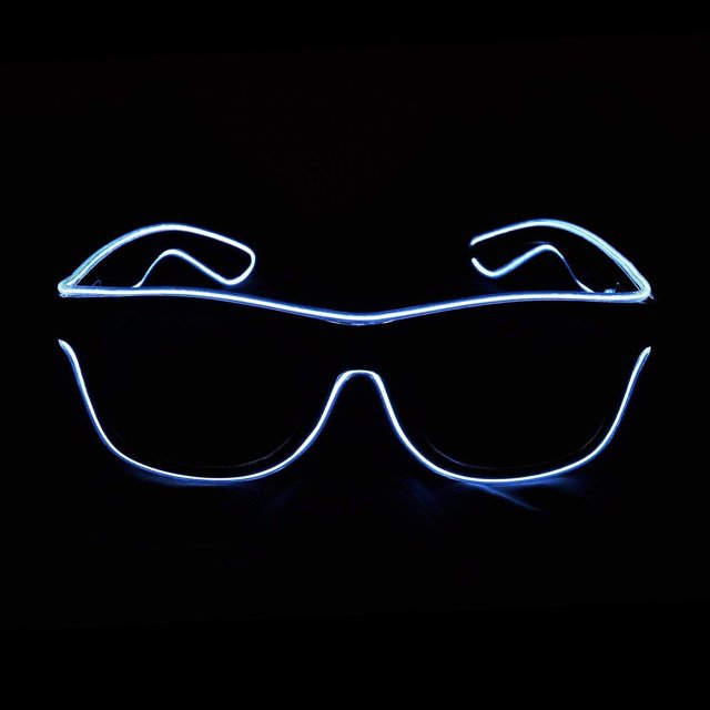 LINLIN LED Glasses, Light Up Rave Glasses LED Party Glasses Light Up ...