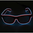 thumbnail image 1 of LINLIN LED Glasses, Light Up Rave Glasses LED Party Glasses Light Up Rave Glasses Battery LED Glasses for Halloween, 1 of 2