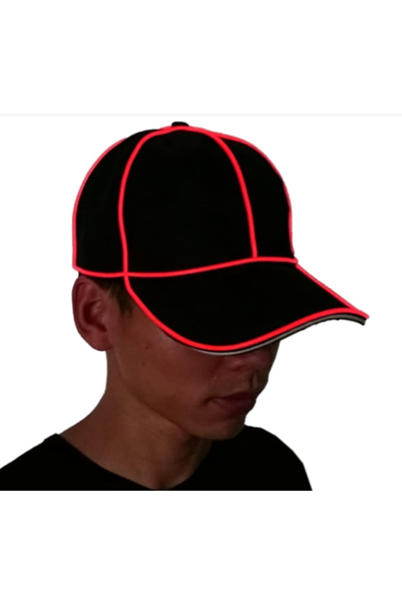 LED Hat, Men Women LED Baseball Hat LED Light up Hat Flash Glow Rave Party Cap for Club Sports Travel Party