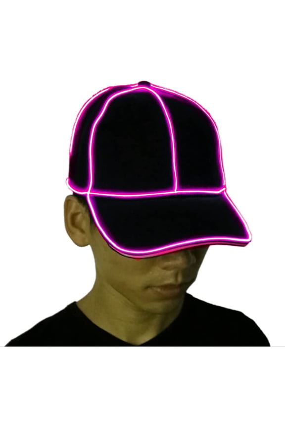 LED Hat, Men Women LED Baseball Hat LED Light up Hat Flash Glow Rave Party Cap for Club Sports Travel Party