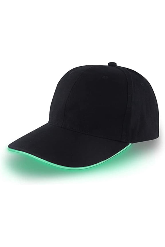 LED Hat, Men Women LED Baseball Hat Light up Hat Flash Glow Rave Party Cap Hip Hop Sports Flash Cap for Travel Party Club