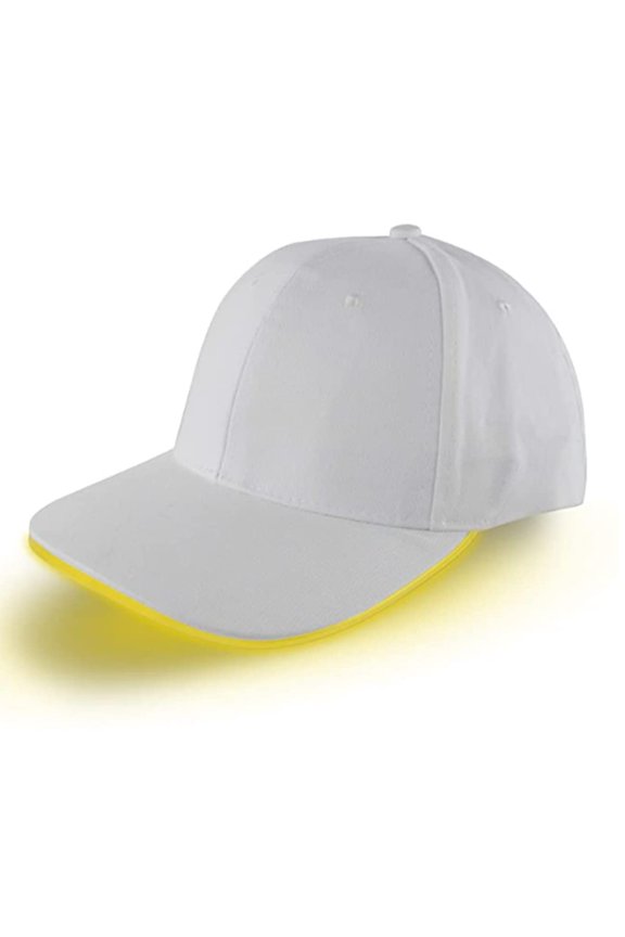 LED Hat, Men Women LED Baseball Hat Light up Hat Flash Glow Rave Party Cap Hip Hop Sports Flash Cap for Travel Party Club