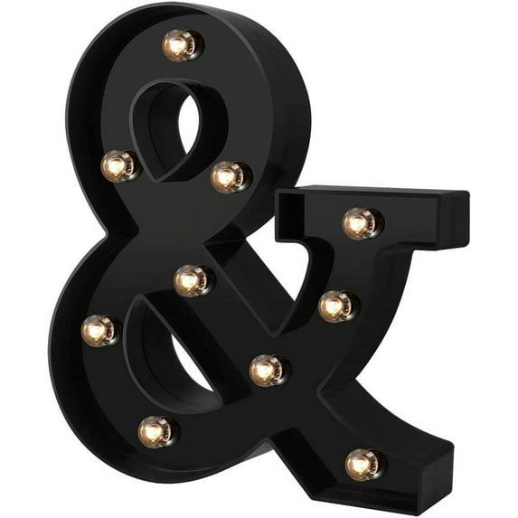 LINLIN LED Letter Lights, Alphabet Marquee Letters Sign LED Marquee Number Lights Sign for Night Light Christmas Valentine Wall Table Decor