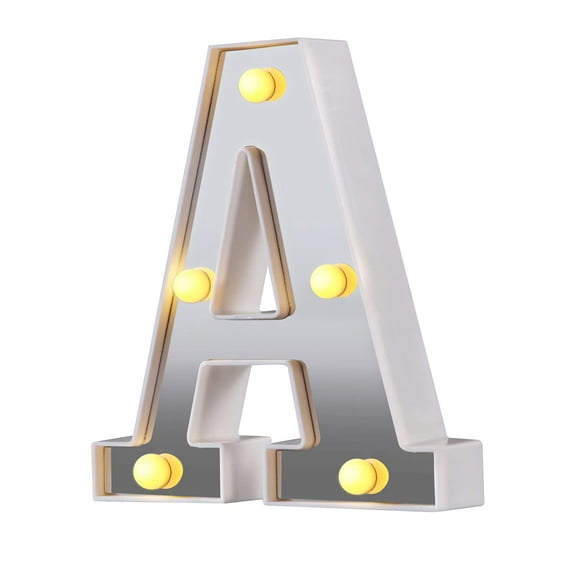 LINLIN LED Letter Lights, Alphabet Marquee Letters Sign LED Marquee Number Lights Sign for Night Light Christmas Valentine Wall Table Decor