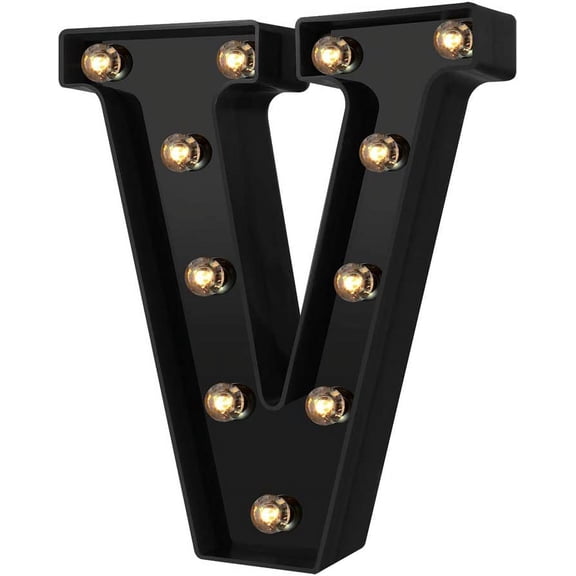 LINLIN LED Letter Lights, Alphabet Marquee Letters Sign LED Marquee Number Lights Sign for Night Light Christmas Valentine Wall Table Decor