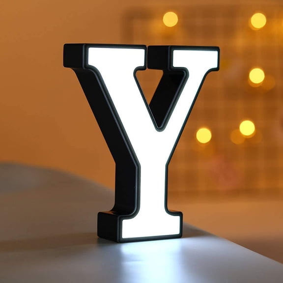 LINLIN LED Letter Lights, Alphabet Marquee Letters Sign LED Marquee Number Lights Sign for Night Light