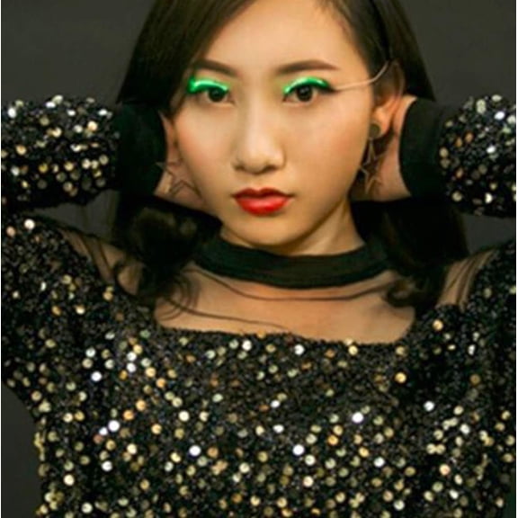 LINLIN LED Light False Eyelashes, LED Eyelashes Waterproof LED Light Eyelash Fake Eyelashes Shining Charming Eyelid Tape