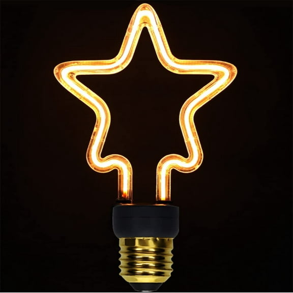 LINLIN LED Linear Bulb E27 Medium Base AC 85-265V 4W Retro Edison Bulb Warm White Light for Living Room, Christmas, Wedding Holiday Christmas Decoration