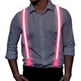 thumbnail image 1 of LINLIN LED Suspenders, Men's Light Up Novelty LED Suspenders USB for Party Night Club, 1 of 8