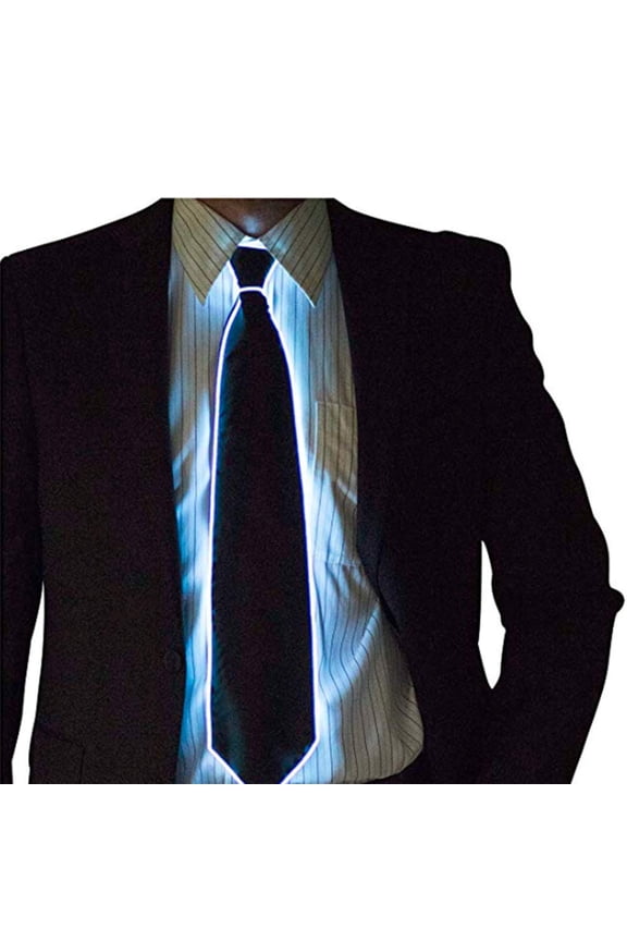 LED Tie, Light Up Tie Light Up Neck Ties Man Light Up Fanny Ties Novelty Necktie For Men LED Light Up Ties
