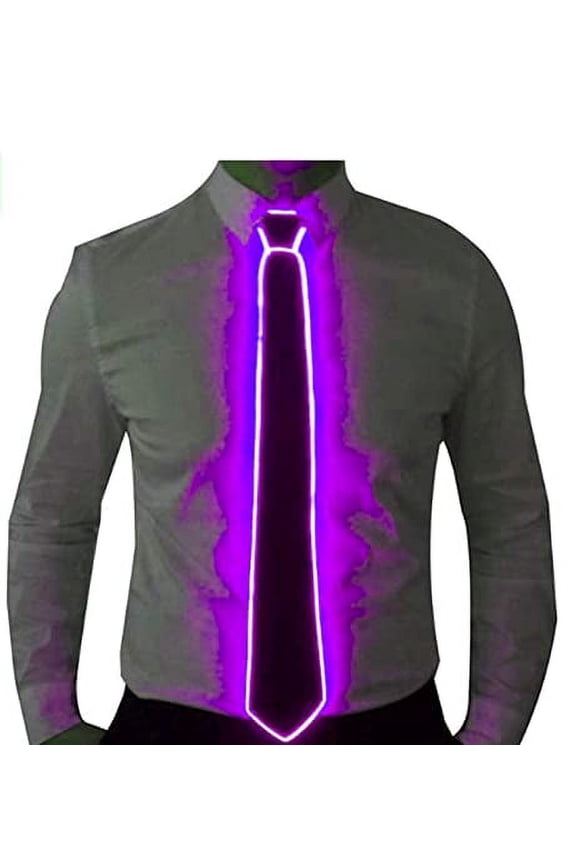 LED Tie, Light Up Tie Light Up Neck Ties Man Light Up Fanny Ties Novelty Necktie For Men LED Light Up Ties