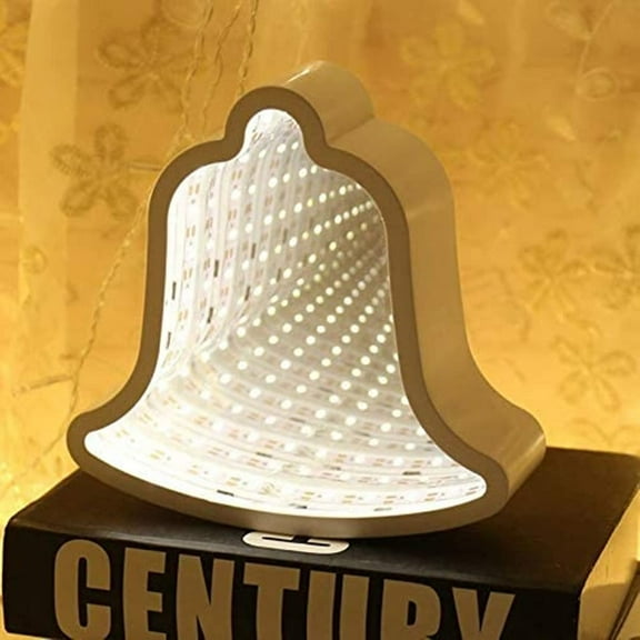 LINLIN LED Tunnel Light Creative Star Space-time Mirror Tunnel Lamp Holiday Home Decor Night Light Girls Bedroom Desktop Lights