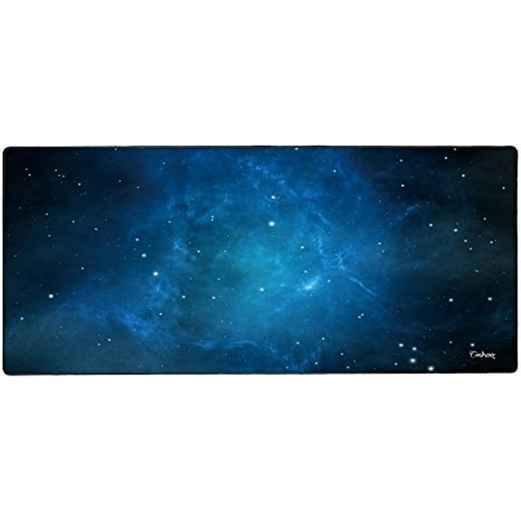 LINLIN Large Mouse Pad, Extended Gaming Mouse Pad 900x400x2mm Non-Slip Rubber Mice Pads for Laptop (Sky Star)