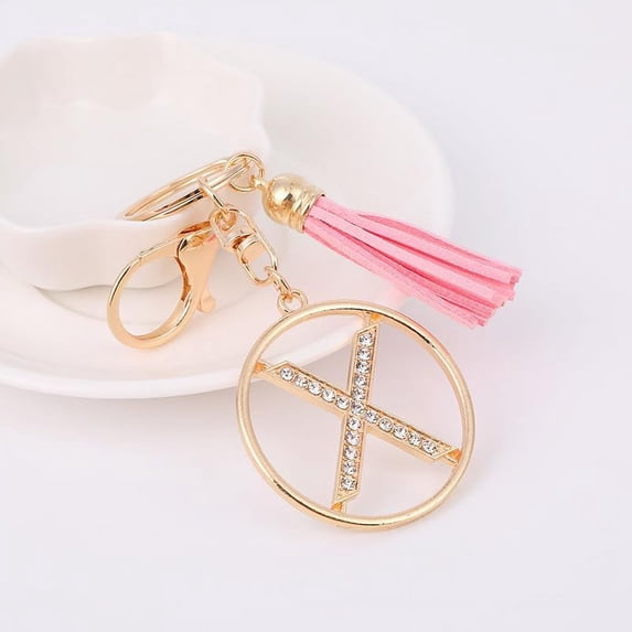 LINLIN Letter Keychain,Decorative Keychain,Name Keychain Initial Gold 26 Letters A-Z Pendant Handbag Bag Decoration Gifts