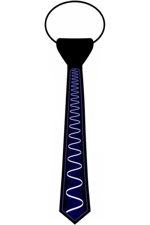 Man Light Up Fanny Ties Novelty Necktie for Men LED Light Up Ties for Parties, Bars, Halloween, School