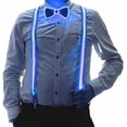 thumbnail image 1 of LINLIN Men's Braces + Woven Bow Tie Set for Men Women Clip on Suspenders Elastic Y-Shape Adjustable with Clips and Bow Tie, 1 of 7
