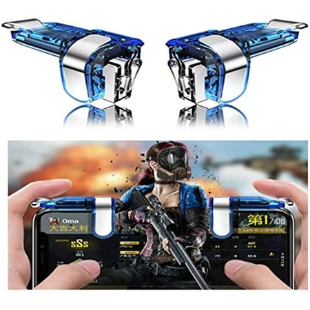 LINLIN Mobile Game Controller, PUBG Mobile Controller,Shooter Sensitive Controller Joysticks Aim & Fire Trigger Keys for Knives Out/Rules of Survival