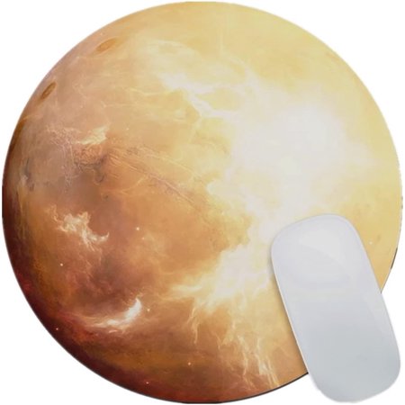 LINLIN Mouse Pads, Round Mouse Pads Mouse Mat 220 mm x 220 mm x 3 mm Non-Slip Rubber Mousepad Gaming Mouse Pad