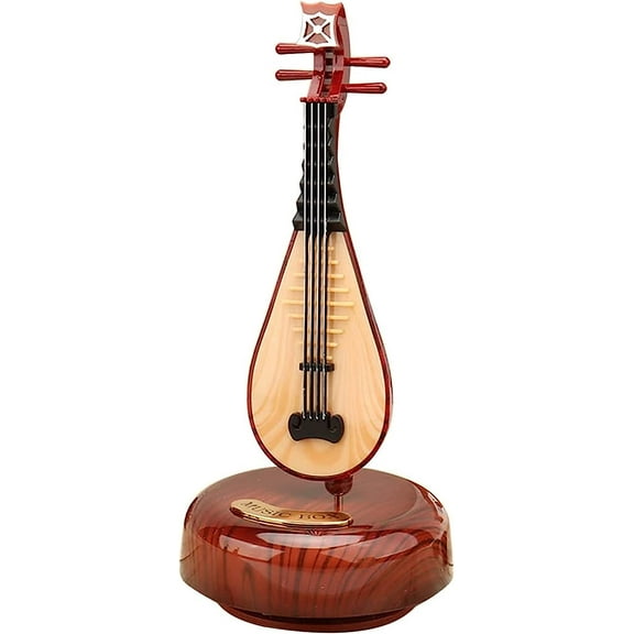 LINLIN Musicial Box, Music Guitar Violin Box Rotating Creative Home Decoration Ornaments Guitar Violin Music Box Guitar Violin Music Box Best Birthday Gift boxes