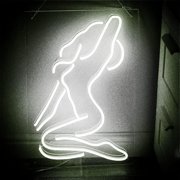 LINLIN Lady Back Neon Signs, Naked Lady Neon Signs Neon Signs Sexy Lady Back Wall Sign Art Decorative Signs Lights 25X42CM