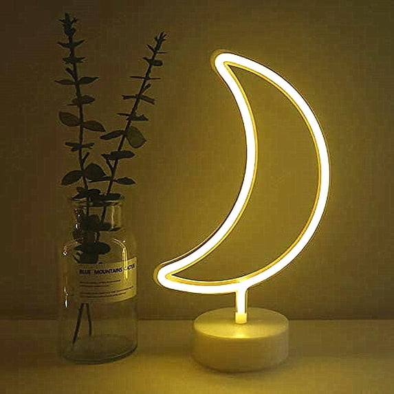 LINLIN Neon Night Light, LED Neon Signs Night Light Neon Lights Battery USB Operated LED Neon Light Signs for Kids Bedroom