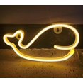 thumbnail image 1 of LINLIN Neon Sign,Dolphin Whale Neon Sign Light Wall LED Neon Night Lamp USB Battery Powered Led Neon Light Sign Bedroom Decor, 1 of 3