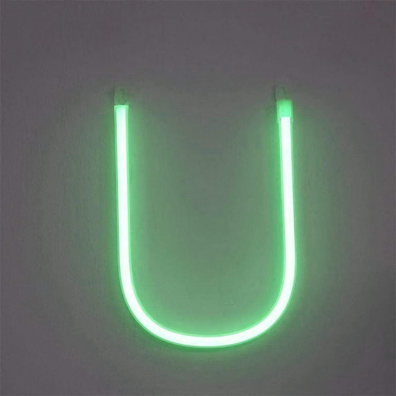 LINLIN Neon Sign, Letter Neon Signs Neon Alphabet Light Light Up LED Letters Lights Light Up Marquee Letters Lights Battery USB Green