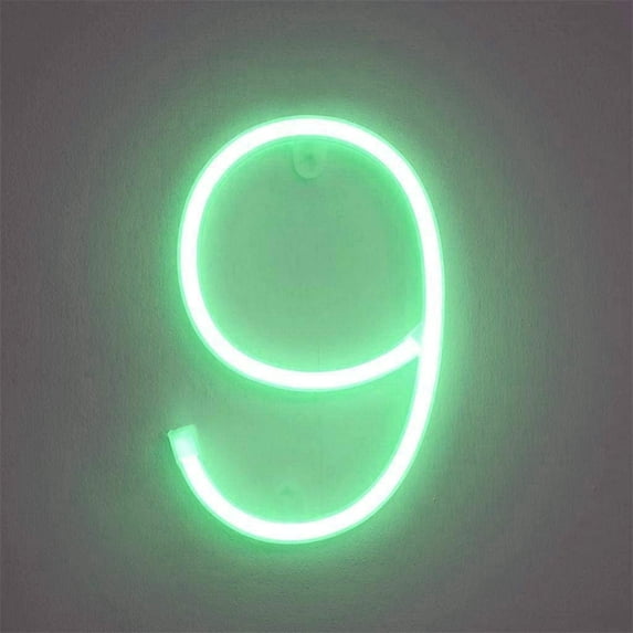 LINLIN Neon Sign, Letter Neon Signs Neon Alphabet Light Light Up LED Letters Lights Light Up Marquee Letters Lights Battery USB Green