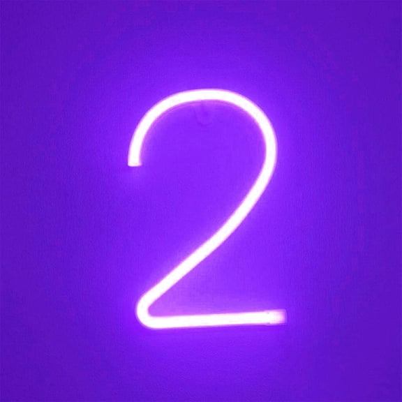 LINLIN Neon Sign, Letter Neon Signs Neon Alphabet Light Light Up LED Letters Lights Light Up Marquee Letters Lights Battery USB Purple