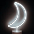 thumbnail image 1 of LINLIN Neon Sign, Moon Neon Sign LED Neon Light Night Lamp USB Battery Powered Led Neon Light Sign Bedroom Wall Decor, 1 of 6