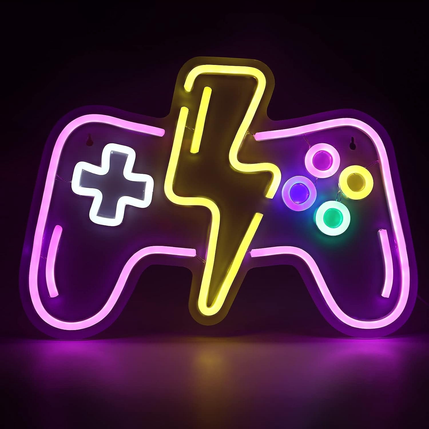 LINLIN Neon Signs USB Powered Neon Sign Neon Light for Gamer Boys Kids ...