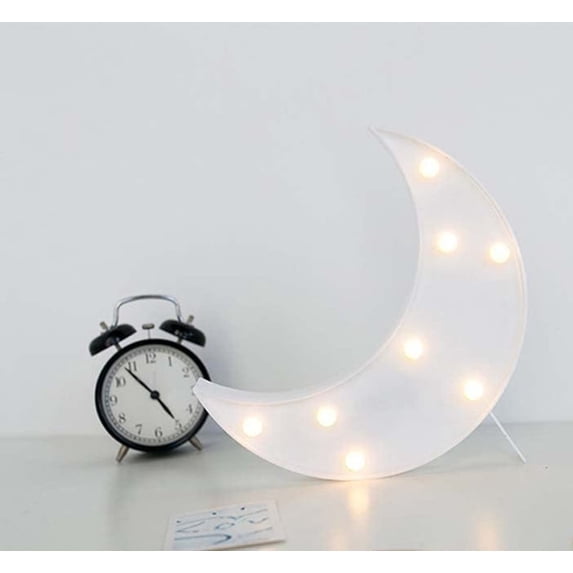 LINLIN Night Light Kids Lamp, LED Night Light Battery Operated LED Girls Light Sign Decorative Table Lamps for Baby Children Bedroom Party