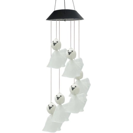 LINLIN Outdoor Garden Lights Star Decor Outdoor Hanging Solar Lights Outdoor Decor Outdoor Wind Chime White Decorative Hanging Solar Lights Garden Solar Lights LED
