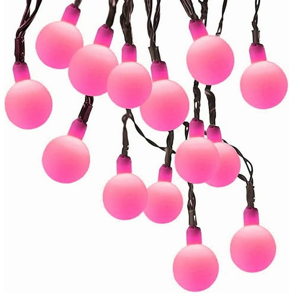 LINLIN Outdoor Garden Solar String Lights, 7M 50LED Solar Ball Grobe String Lights Soalr Outdoor Ball String Lights Waterproof with 8 Mode